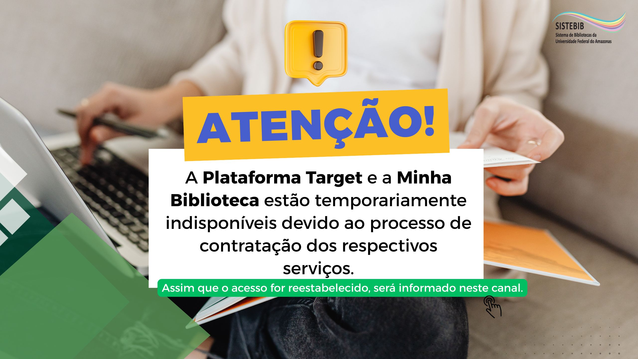 Minha Biblioteca fora do ar