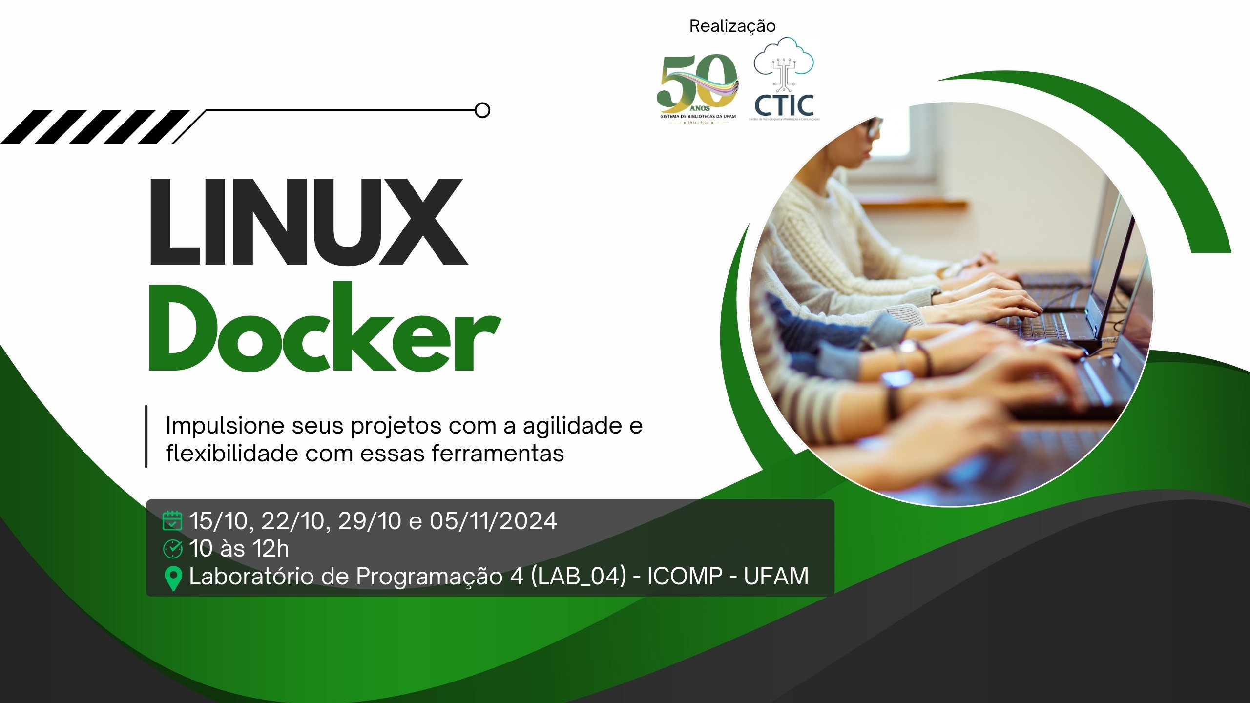 curso gratuito de introdução prática em Linux e Docker