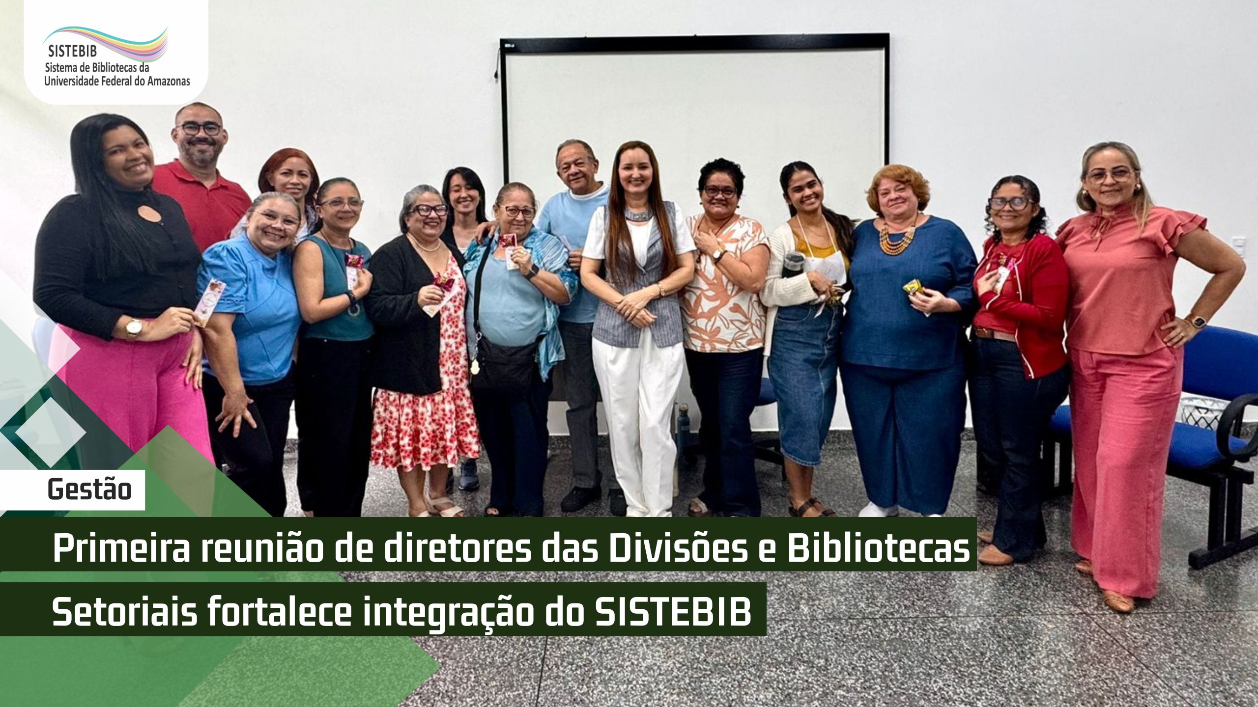 Primeira reunião de diretores das Divisões e Bibliotecas Setoriais fortalece integração do SISTEBIB