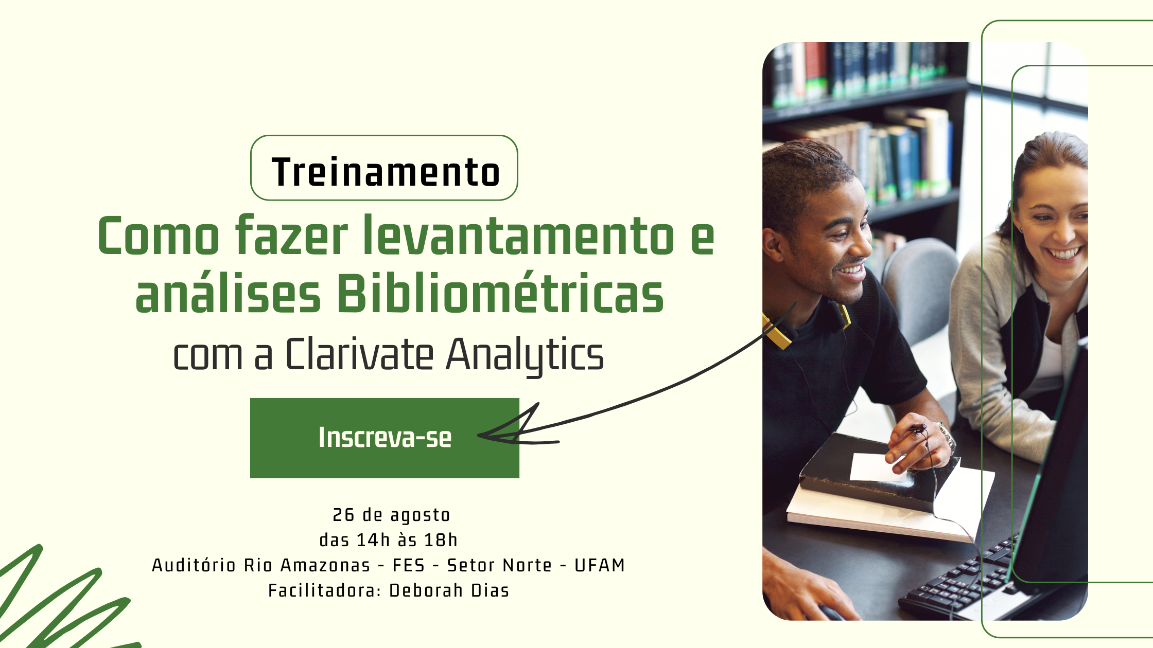 Sistema de Bibliotecas da UFAM promove treinamento sobre ferramentas da Clarivate para pesquisa científica e análise bibliométrica