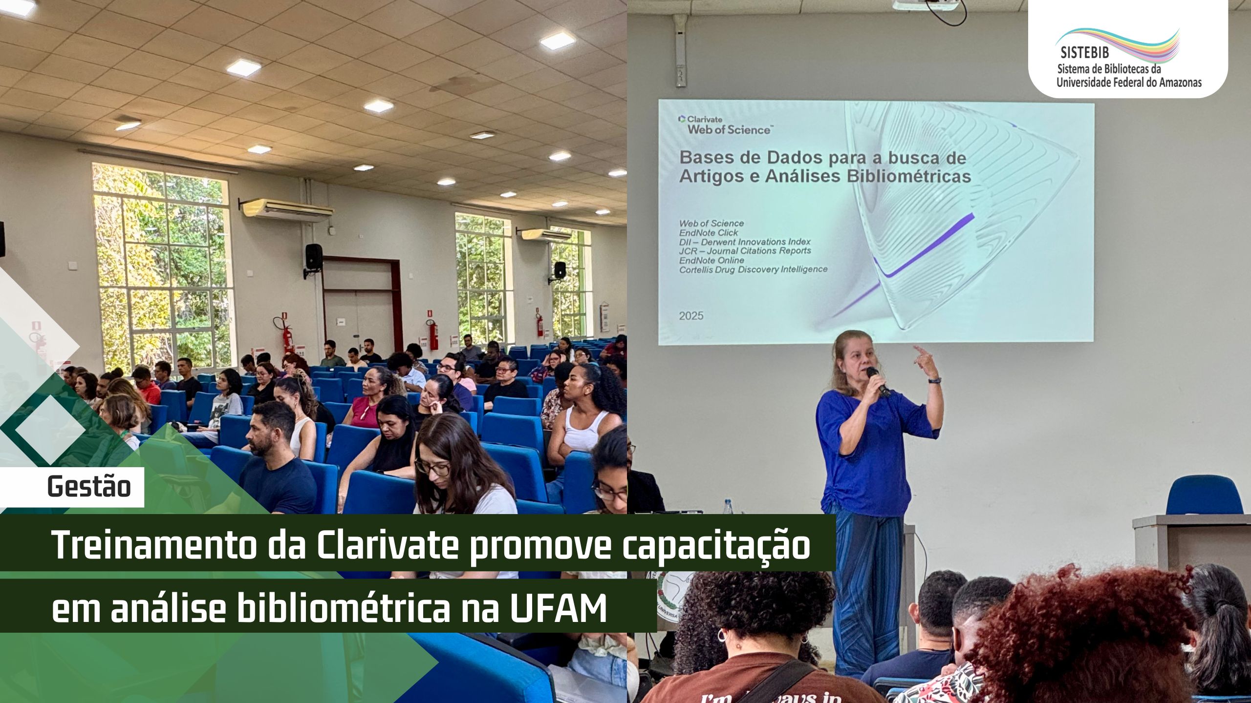 Treinamento da Clarivate promove capacitação em análise bibliométrica na UFAM