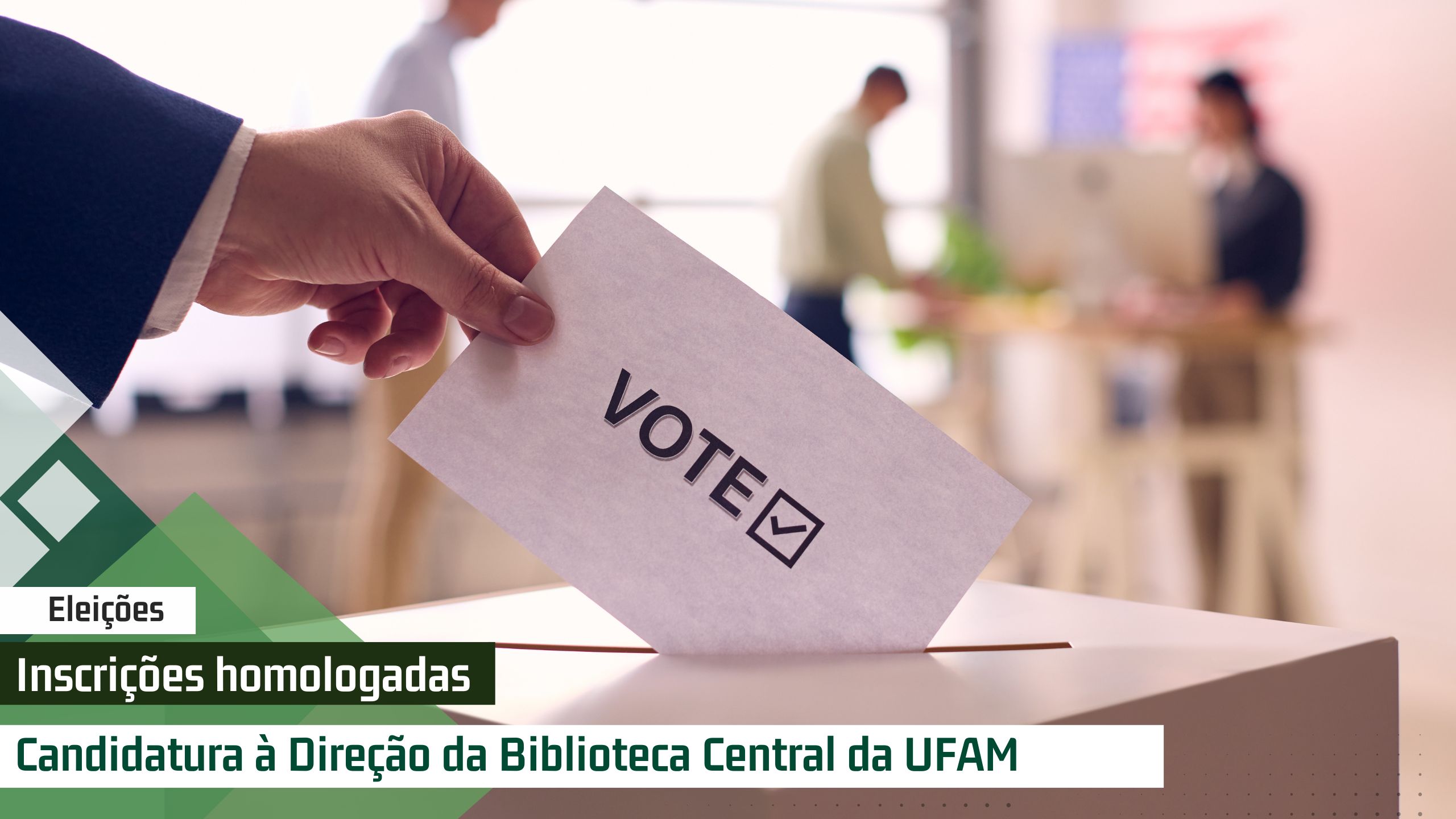 Inscrições homologadas para a candidatura à direção da Biblioteca Central