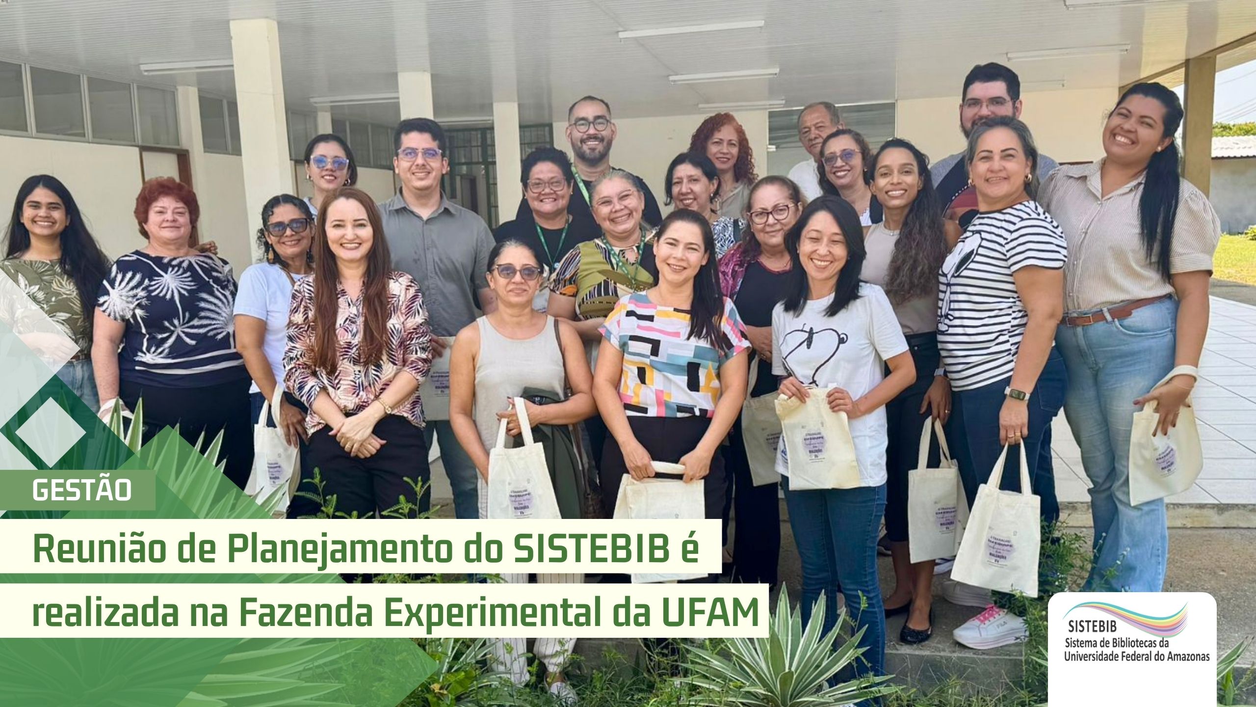 Reunião de Planejamento do SISTEBIB é realizada na Fazenda Experimental da UFAM