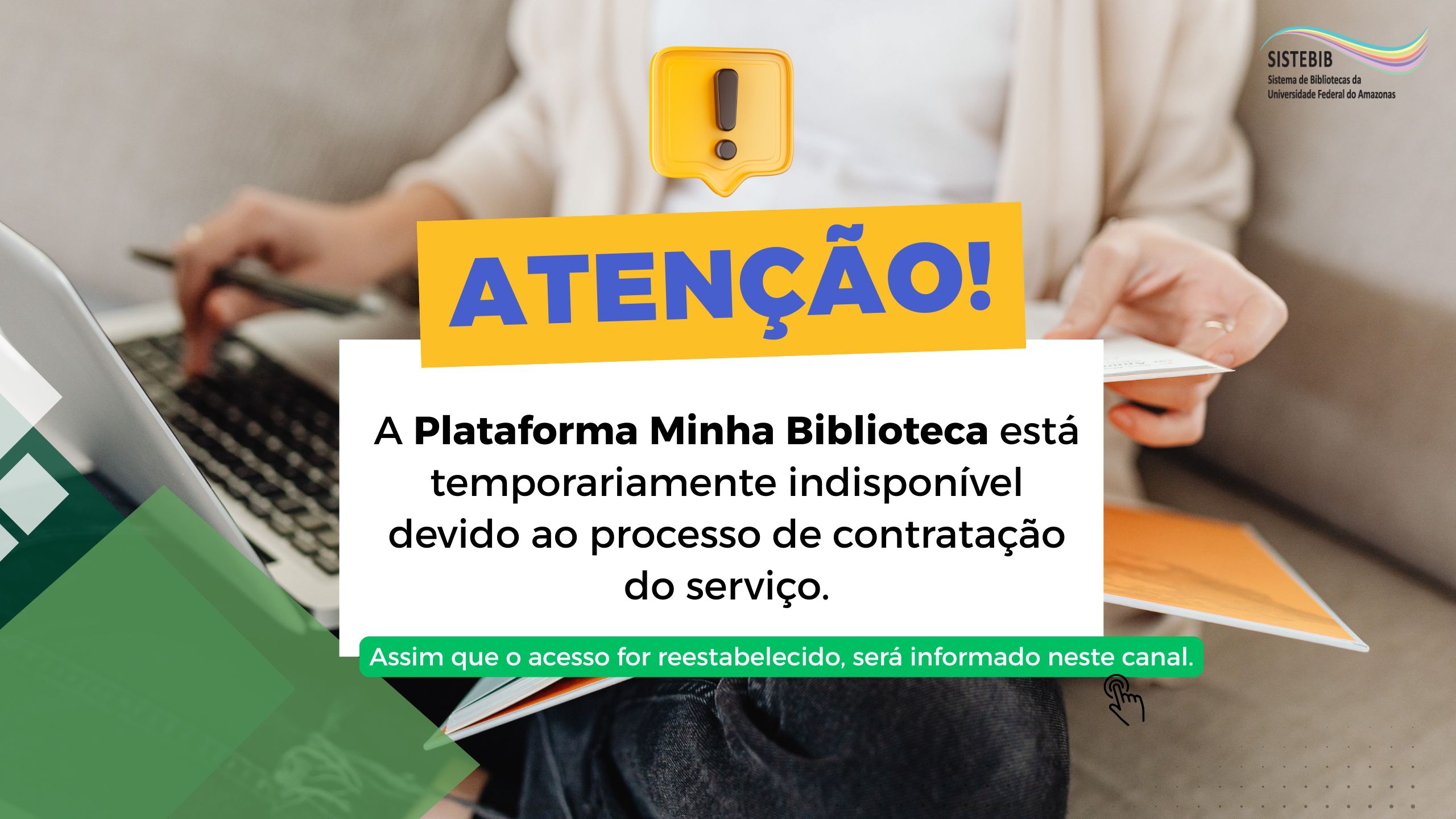 Minha Biblioteca fora do ar