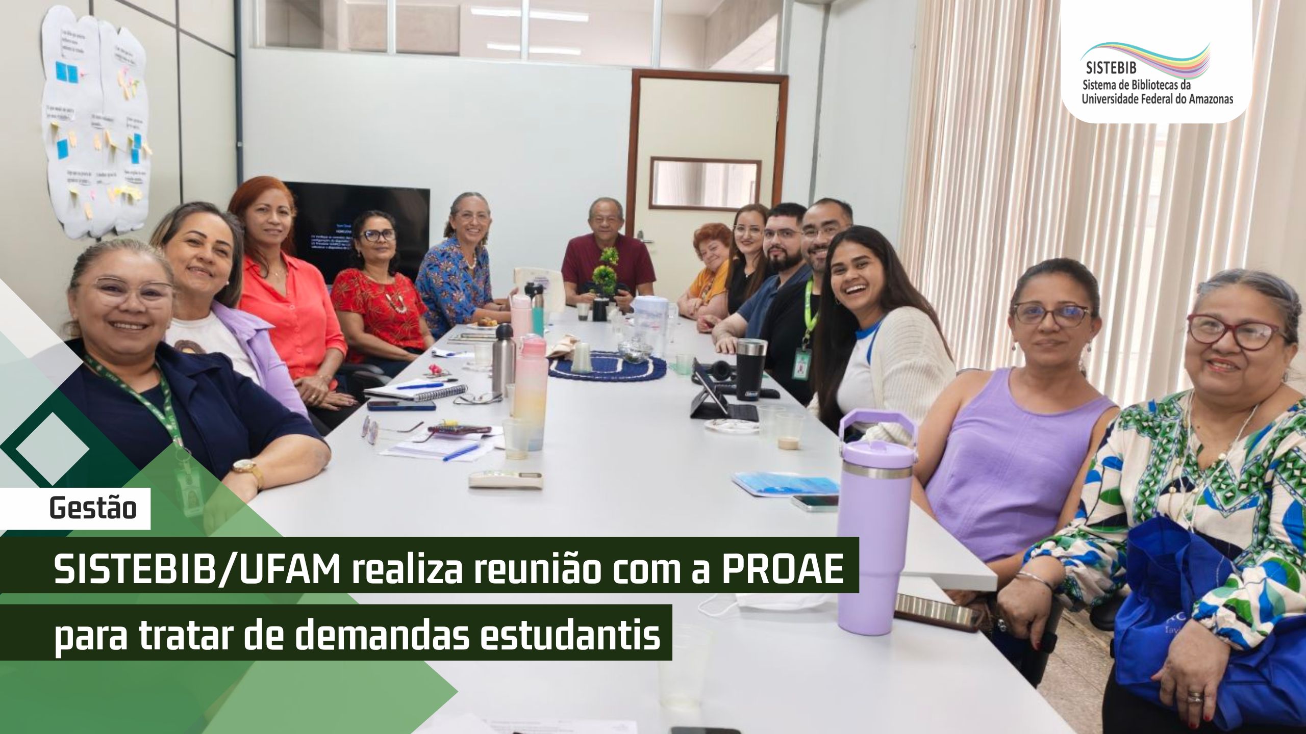 SISTEBIB/UFAM realiza reunião com a PROAE para tratar de demandas estudantis