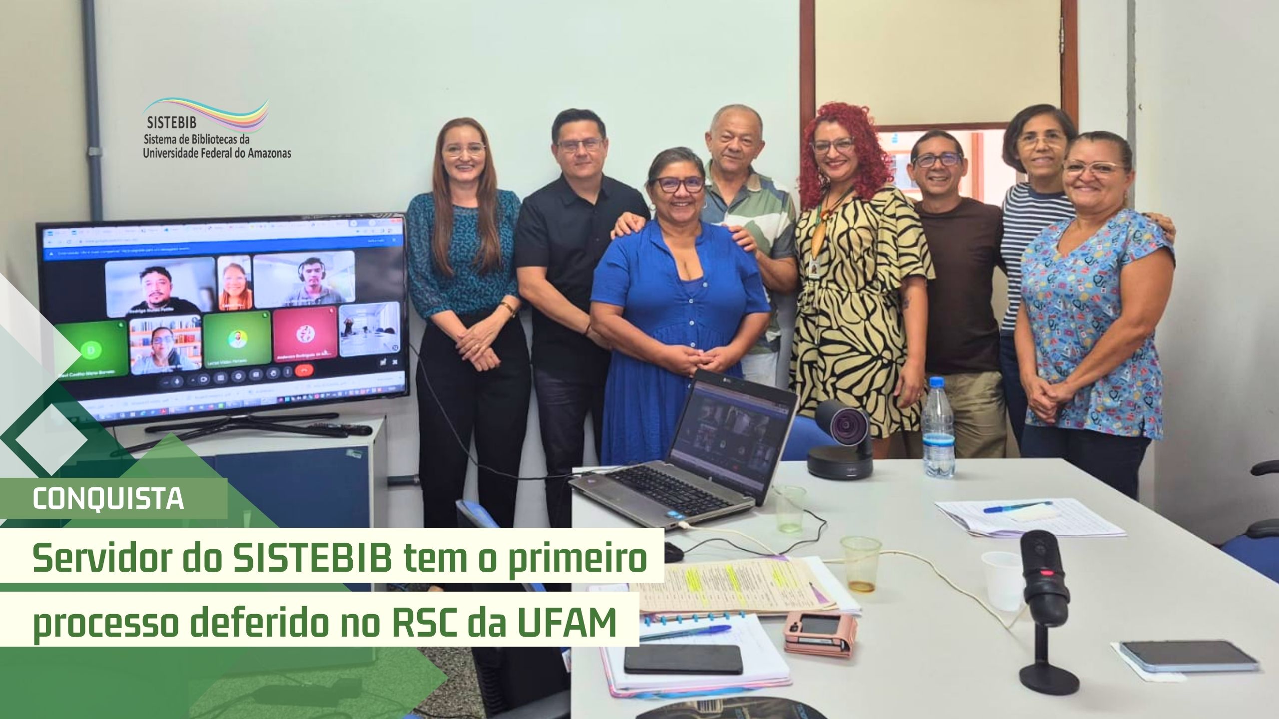 Servidor do SISTEBIB tem o primeiro processo deferido no RSC da UFAM