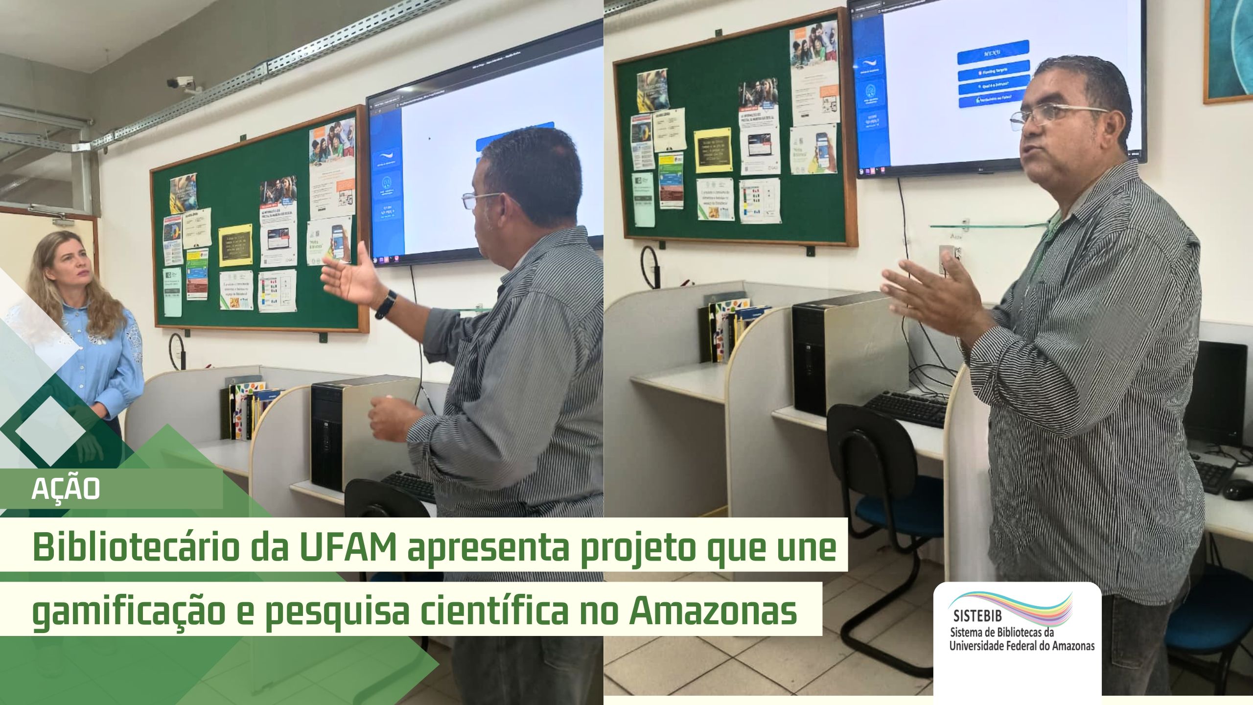 Bibliotecário da UFAM apresenta projeto que une gamificação e pesquisa científica no Amazonas